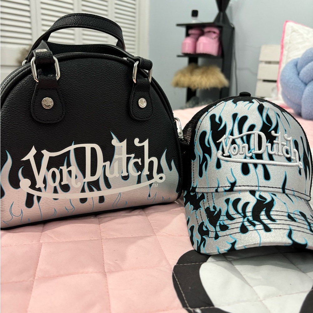Von Dutch Hat and Bag